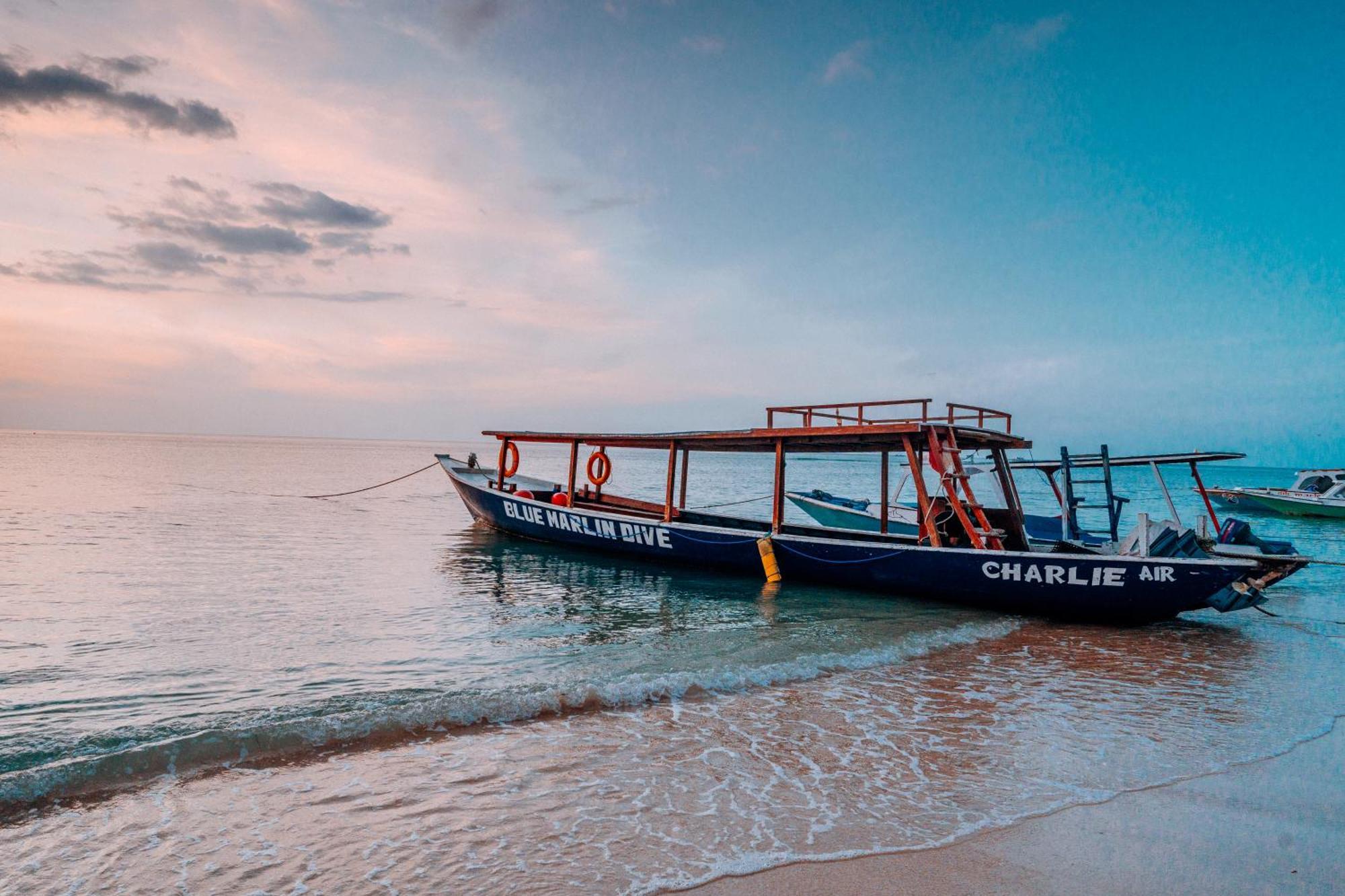 Blue Marlin Air Otel Gili Air Dış mekan fotoğraf